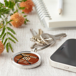 Personalisierte Basketball-Schlüsselanhänger, 3 Te Schlüsselanhänger