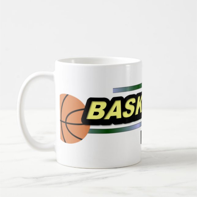 Personalisierte Basketball-Tasse Tasse (Links)