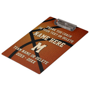 Personalisierte Basketball-Trainer-Clipboard-Gesch Klemmbrett