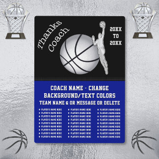 Personalisierte Basketball-Trainingsgeschenke, Bas Fotoplatte