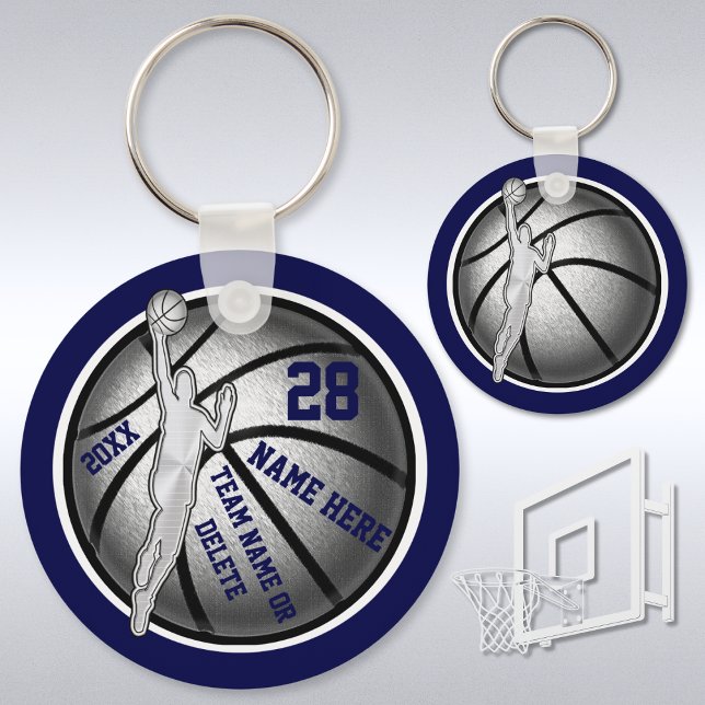 Personalisierte Basketballgeschenke für Jungen, Ma Schlüsselanhänger (Cheap Basketball Team Gifts. Basketball Keychains Personalized. Personalised Basketball Favors.)