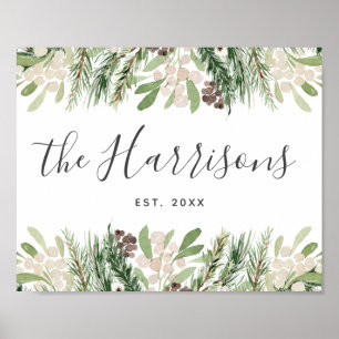 Personalisierte Bauernfamilie Poster