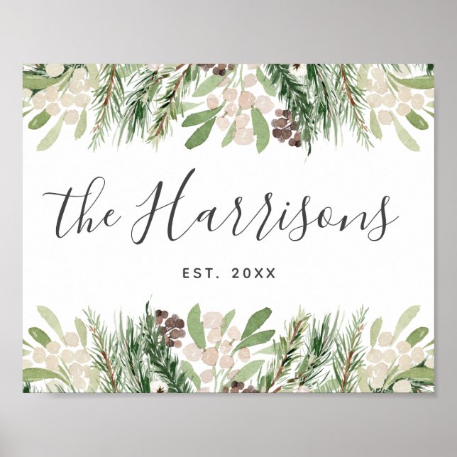 Personalisierte Bauernfamilie Poster (Vorne)