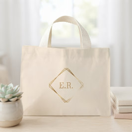 Personalisierte Baumwolltasche mit Initialen Minim Mini Stoffbeutel