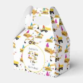 Personalisierte Bautransporter Party Geburtstag Geschenkschachtel