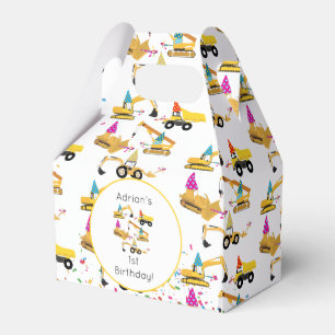 Personalisierte Bautransporter Party Geburtstag Geschenkschachtel