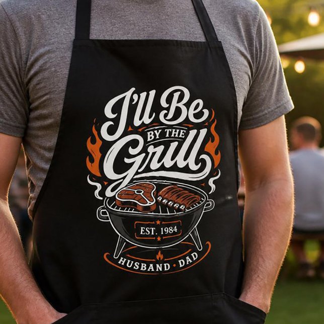 Personalisierte BBQ-Grillmaster-Schürze als Gesche Schürze (Von Creator hochgeladen)