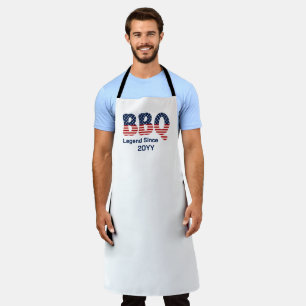 Personalisierte BBQ-Legende seit Vaterlandsliebe Schürze