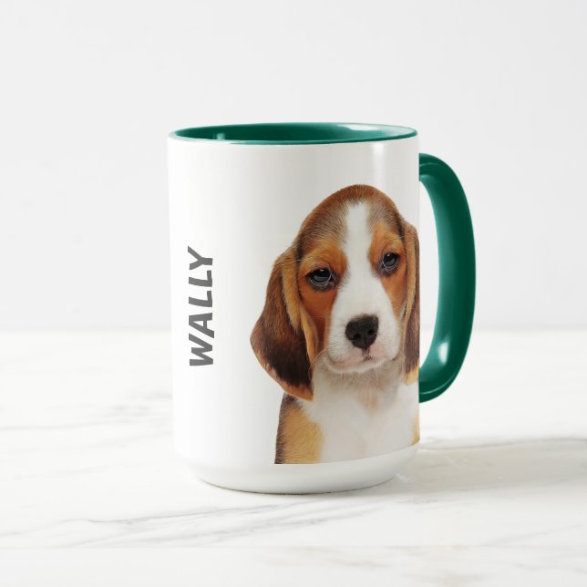 Personalisierte Beagle-Umarmung Tasse (VorderseiteRechts)