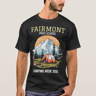 Personalisierte bearbeitbare Text Camping Theme Me T-Shirt