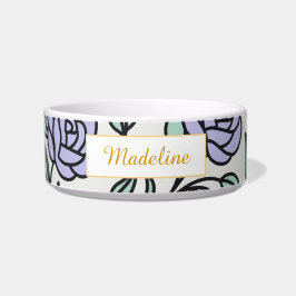 Personalisierte Beauty Beast Garden Rose Purple Napf