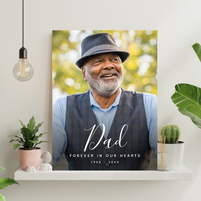 Personalisierte Beerdigung des Lebens Poster (Dad Memorial Poster)