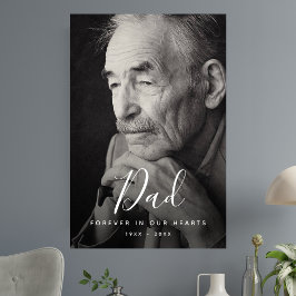 Personalisierte Beerdigung des Lebens Poster