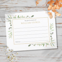 Personalisierte Beerdigung von Grünpflanzen mit Sp