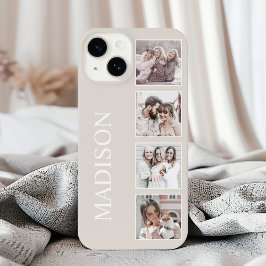 Personalisierte Beige für benutzerdefinierte FotoC iPhone 16 Hülle
