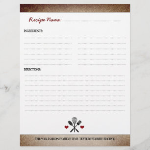 Personalisierte Beilage für Vintages Papier