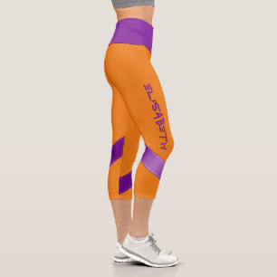 Personalisierte benutzerdefinierte Darstellung - V Capri Leggings