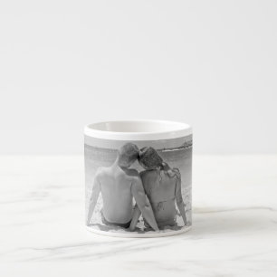 Personalisierte benutzerdefinierte Foto-Espressota Espressotasse