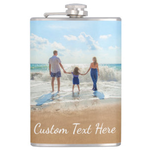 Personalisierte benutzerdefinierte Foto-Flasche mi Flachmann