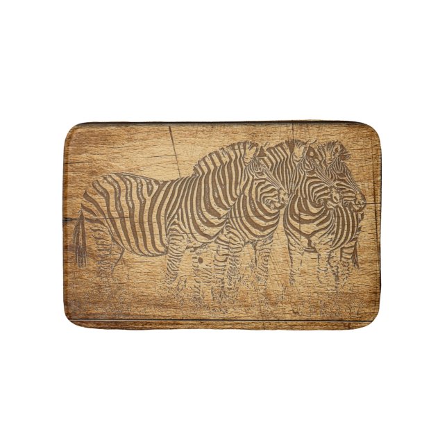 Personalisierte benutzerdefinierte Foto- und Texte Badematte (Vorderseite)