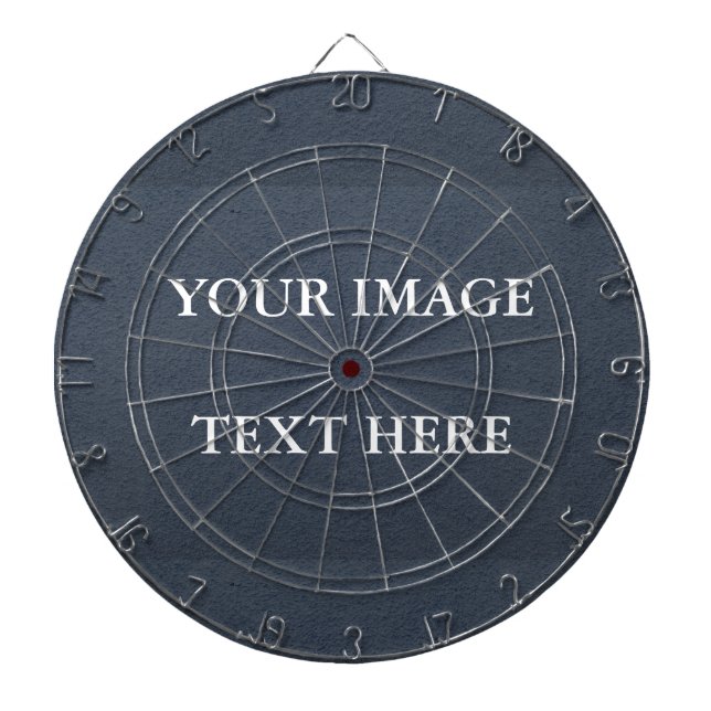 Personalisierte benutzerdefinierte Foto- und Texte Dartscheibe (vorne)