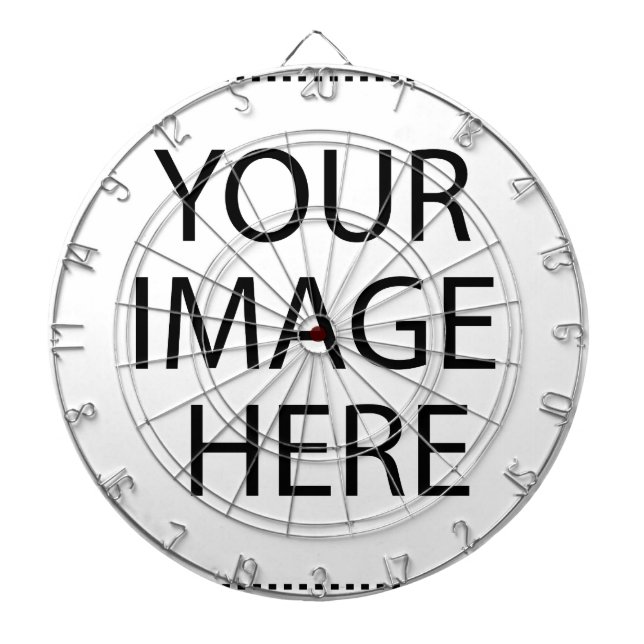 Personalisierte benutzerdefinierte Foto- und Texte Dartscheibe (vorne)