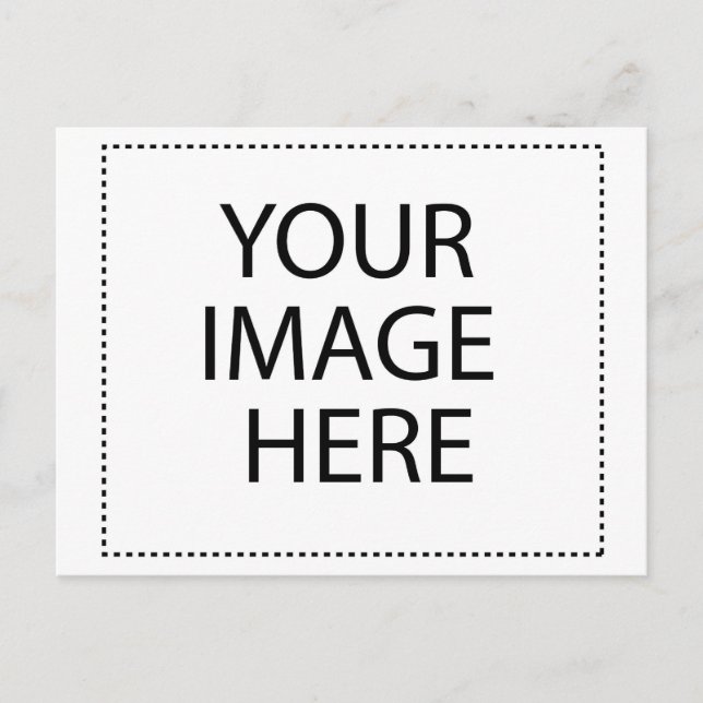 Personalisierte benutzerdefinierte Foto- und Texte Postkarte (Vorderseite)