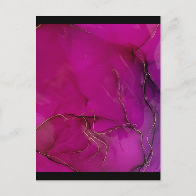 Personalisierte benutzerdefinierte Foto- und Texte Postkarte (Vorderseite)