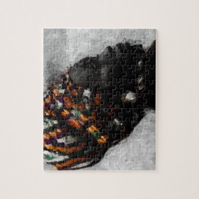 Personalisierte benutzerdefinierte Foto- und Texte Puzzle (Vertikal)