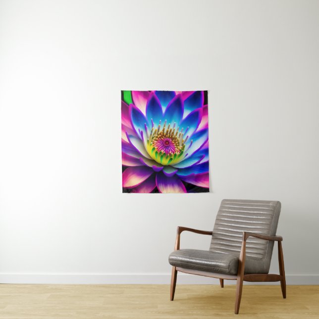 Personalisierte benutzerdefinierte Foto- und Texte Wandteppich (Beispiel)