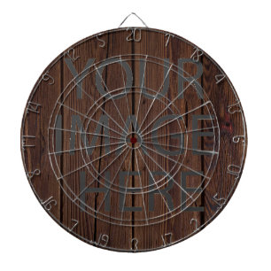 Personalisierte Benutzerdefinierte Foto- und Textf Dartscheibe