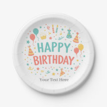 Personalisierte benutzerdefinierte Happy Birthday 