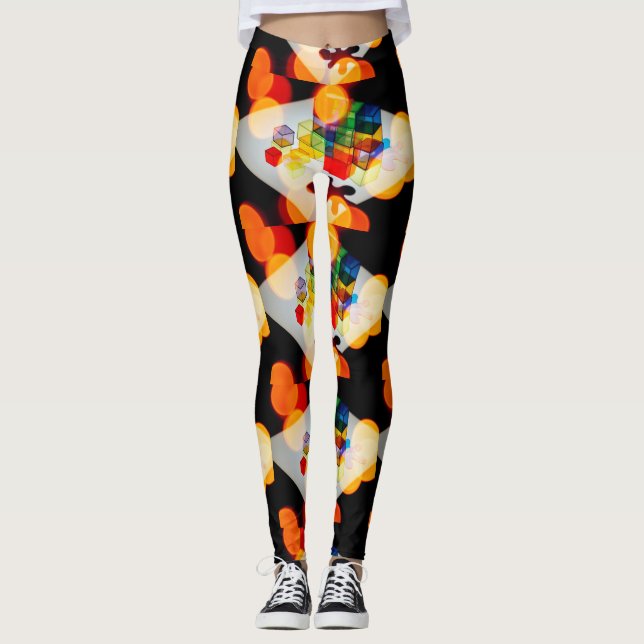Personalisierte benutzerdefinierte Leggings (Vorderseite)