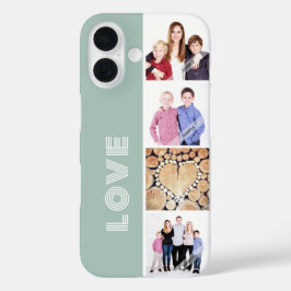 Personalisierte benutzerdefinierte Liebe-Familie 4 iPhone 16 Hülle