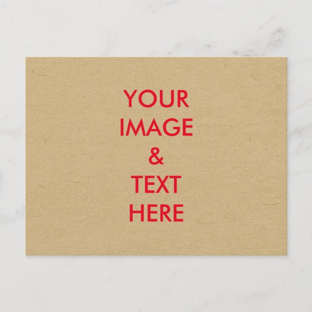 Personalisierte Benutzerdefinierte Postkarte Ihres (Vorderseite)
