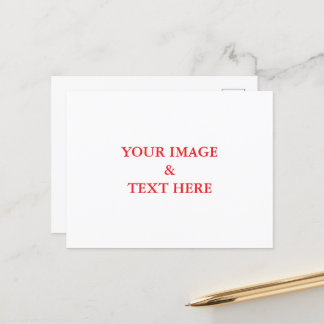 Personalisierte Benutzerdefinierte Postkarte Ihres
