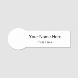 Personalisierte benutzerdefinierte professionelle namensschild