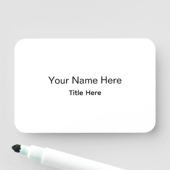 Personalisierte benutzerdefinierte professionelle  namensschild (Beispiel)