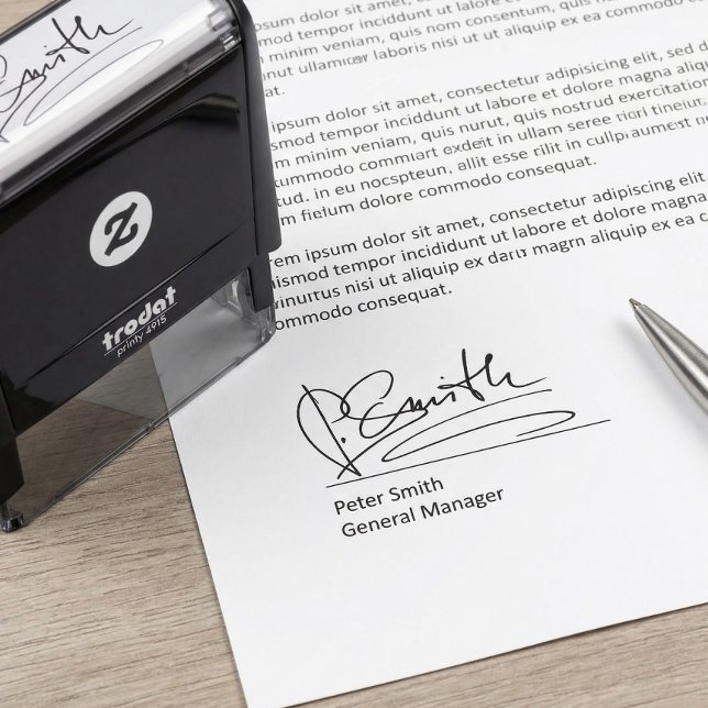 Personalisierte benutzerdefinierte Signatur Permastempel (Von Creator hochgeladen)