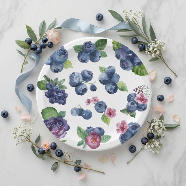 Personalisierte Berry Sweet Papierplatten Pappteller (Von Creator hochgeladen)
