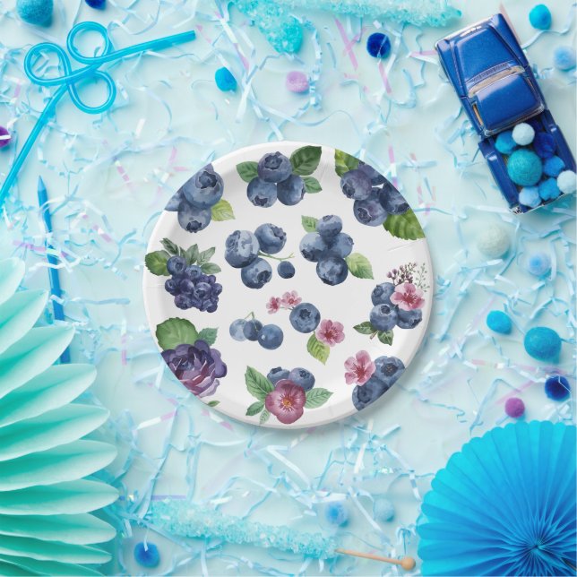 Personalisierte Berry Sweet Papierplatten Pappteller (Party)