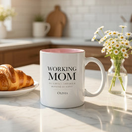Personalisierte Berufstätige Mutter – Individuelle Tasse