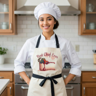 Personalisierte "Best Chef Ever" All-Over Print Sc Schürze