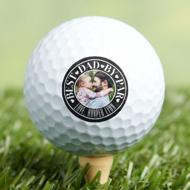 Personalisierte Best Dad By Par Golfbälle (Personalized Best Dad By Par Golf Balls)
