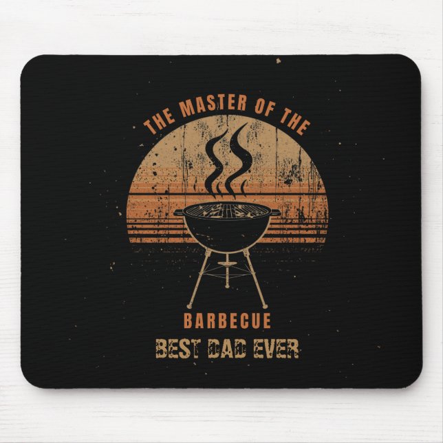 Personalisierte Best Dad Ever BBQ-Mauspad Mousepad (Vorne)