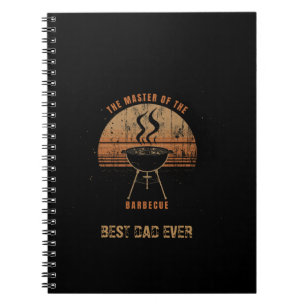 Personalisierte Best Dad Ever BBQ Spielkarten Notizblock
