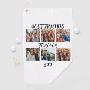 Personalisierte "Best Friends Forever"-Fotovorlage Golfhandtuch