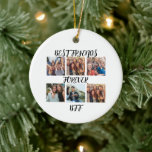 Personalisierte "Best Friends Forever"-Fotovorlage Keramik Ornament<br><div class="desc">Feiern Sie Ihre unzerbrechliche Bindung mit dieser personalisierten Fotovorlage "Best Friends Forever". Fügen Sie Ihr Lieblingsbild hinzu, um einen sinnvollen und einzigartigen Sake für Sie und Ihren besten Freund zu schaffen. Perfekt für Geburtstage, Freundschaftsjubiläen oder einfach nur weil! Auf Zazzle ganz einfach anpassen, um es zu einem besonderen Erlebnis zu...</div>