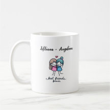 Personalisierte Best Friends Forever Tasse - Benut