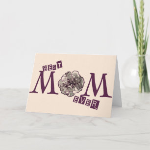 Personalisierte "Best Mama Ever" Cool einzigartig Karte
